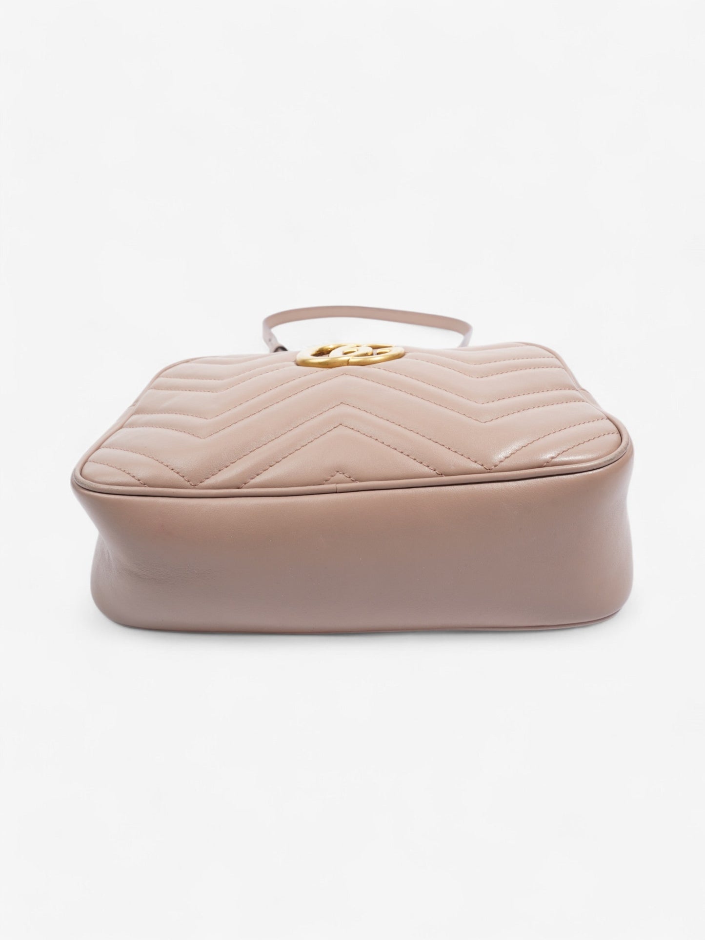 Gucci GG Marmont Rose Beige  Matelasse Leather Small