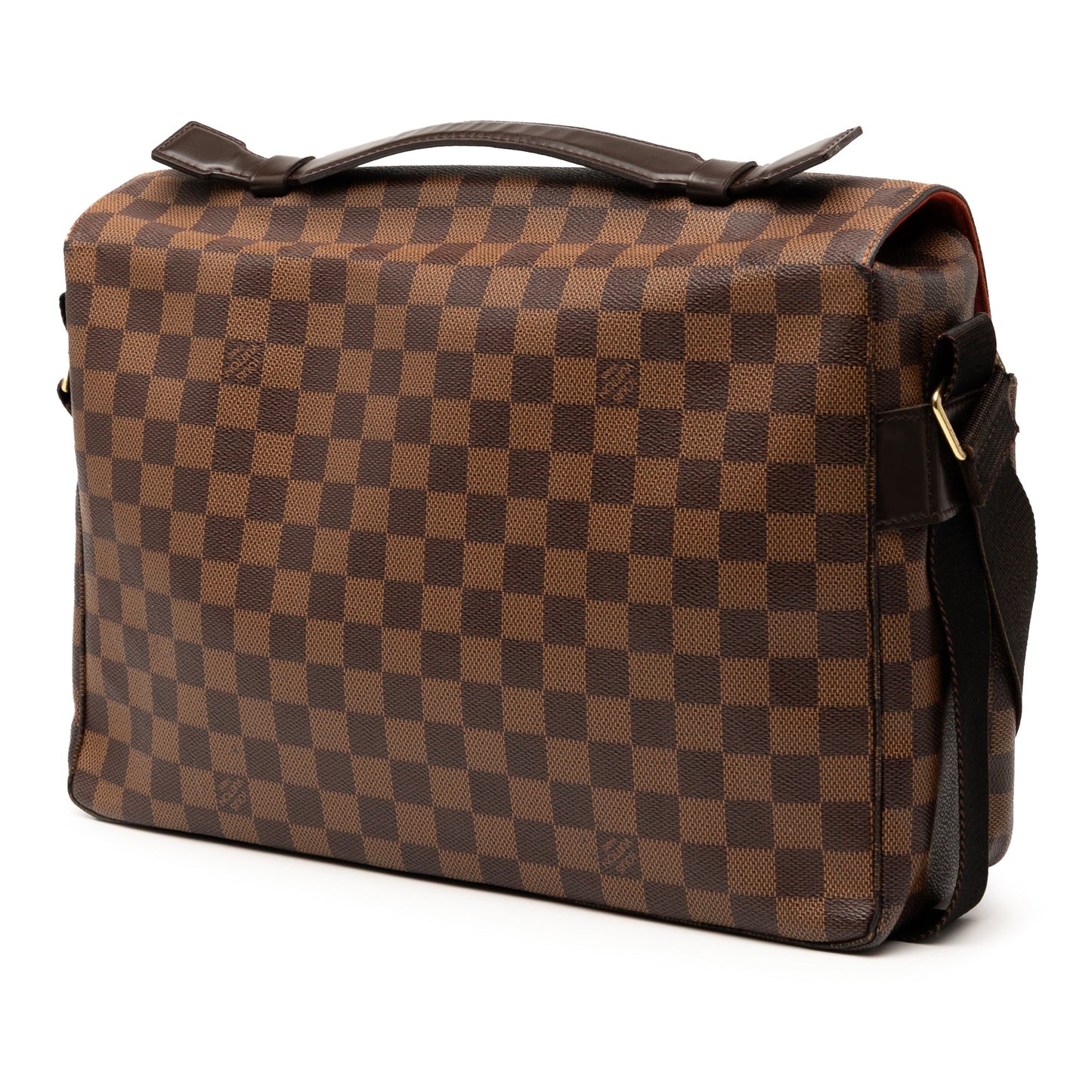 Brown Louis Vuitton Damier Ebene Broadway Satchel