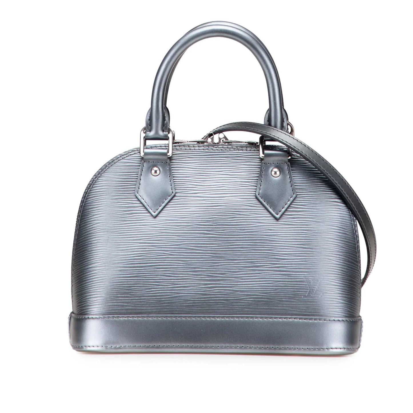 Silver Louis Vuitton Epi Alma BB Satchel