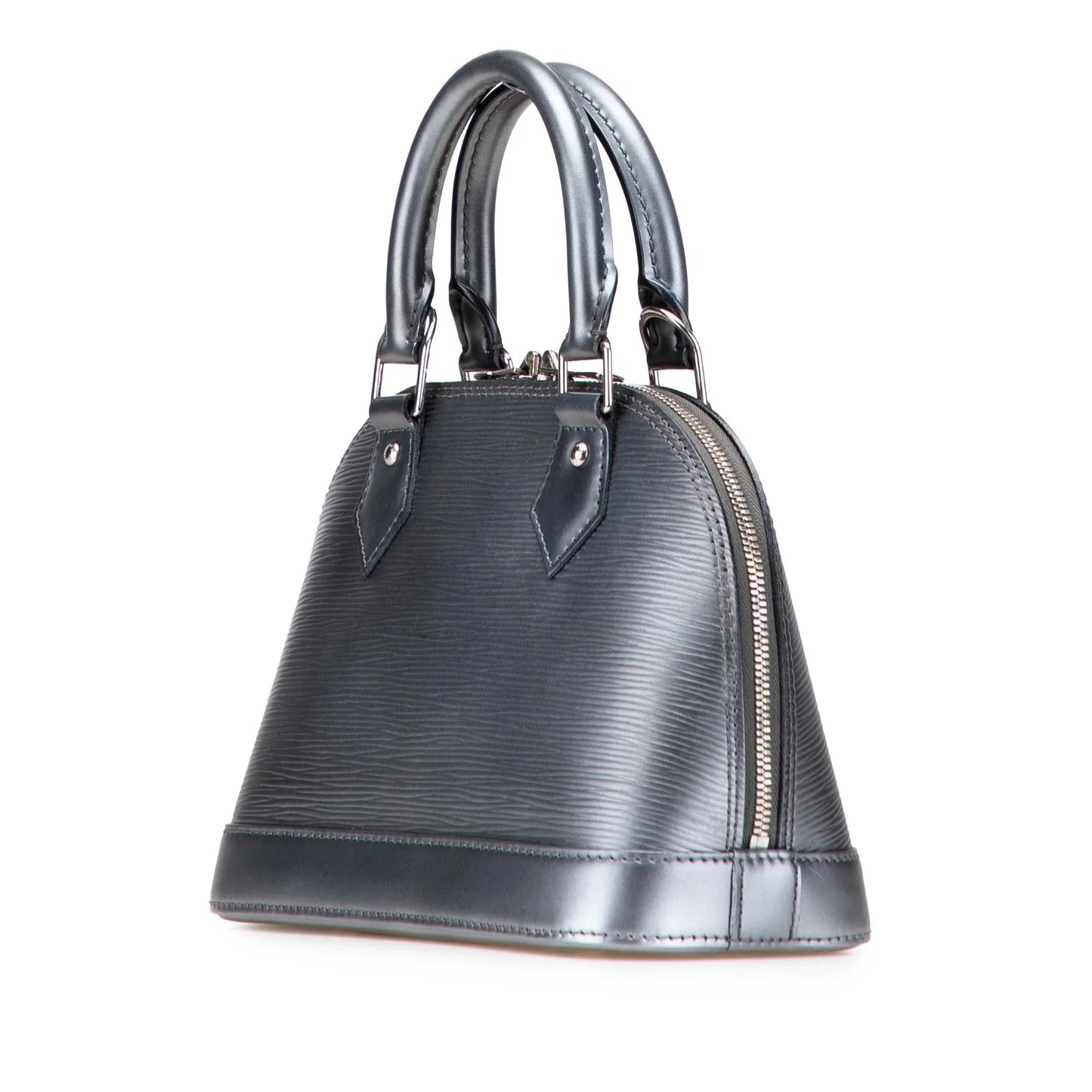 Silver Louis Vuitton Epi Alma BB Satchel