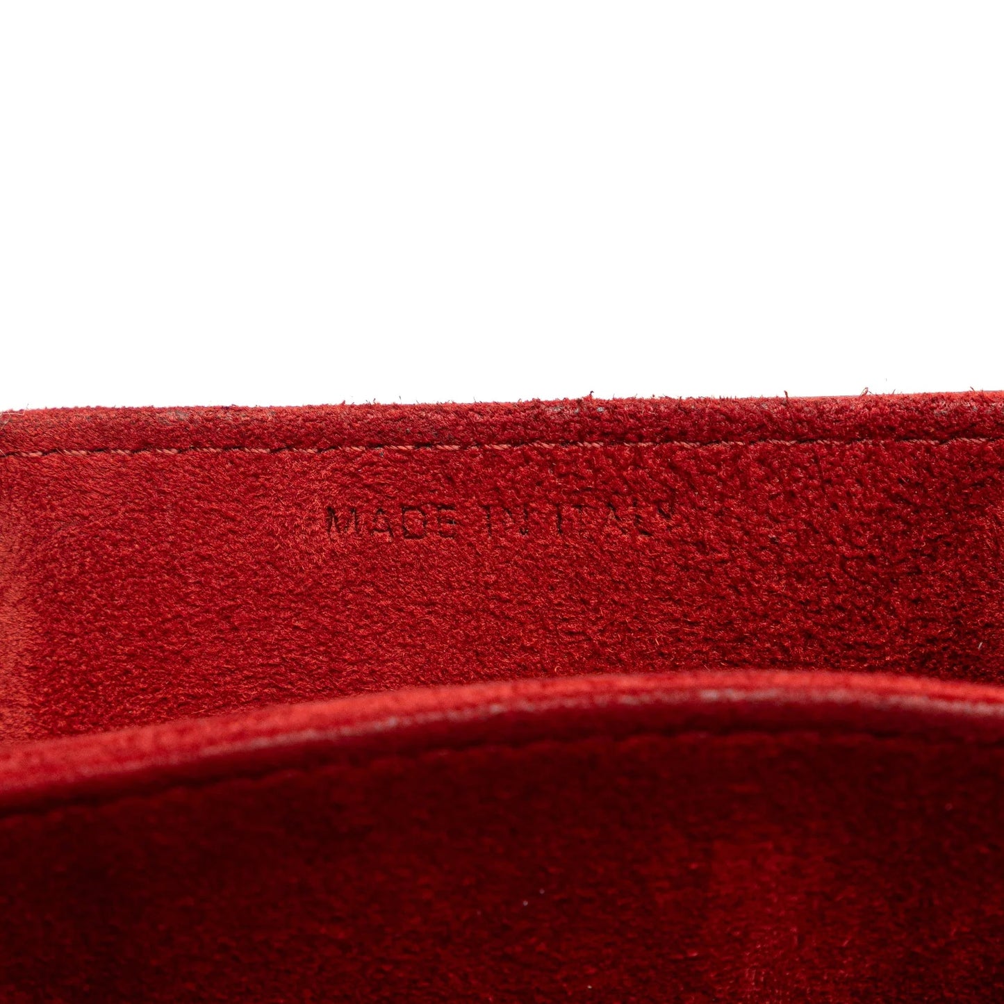 Red Dior Studded Lambskin Vertical Diorama Crossbody