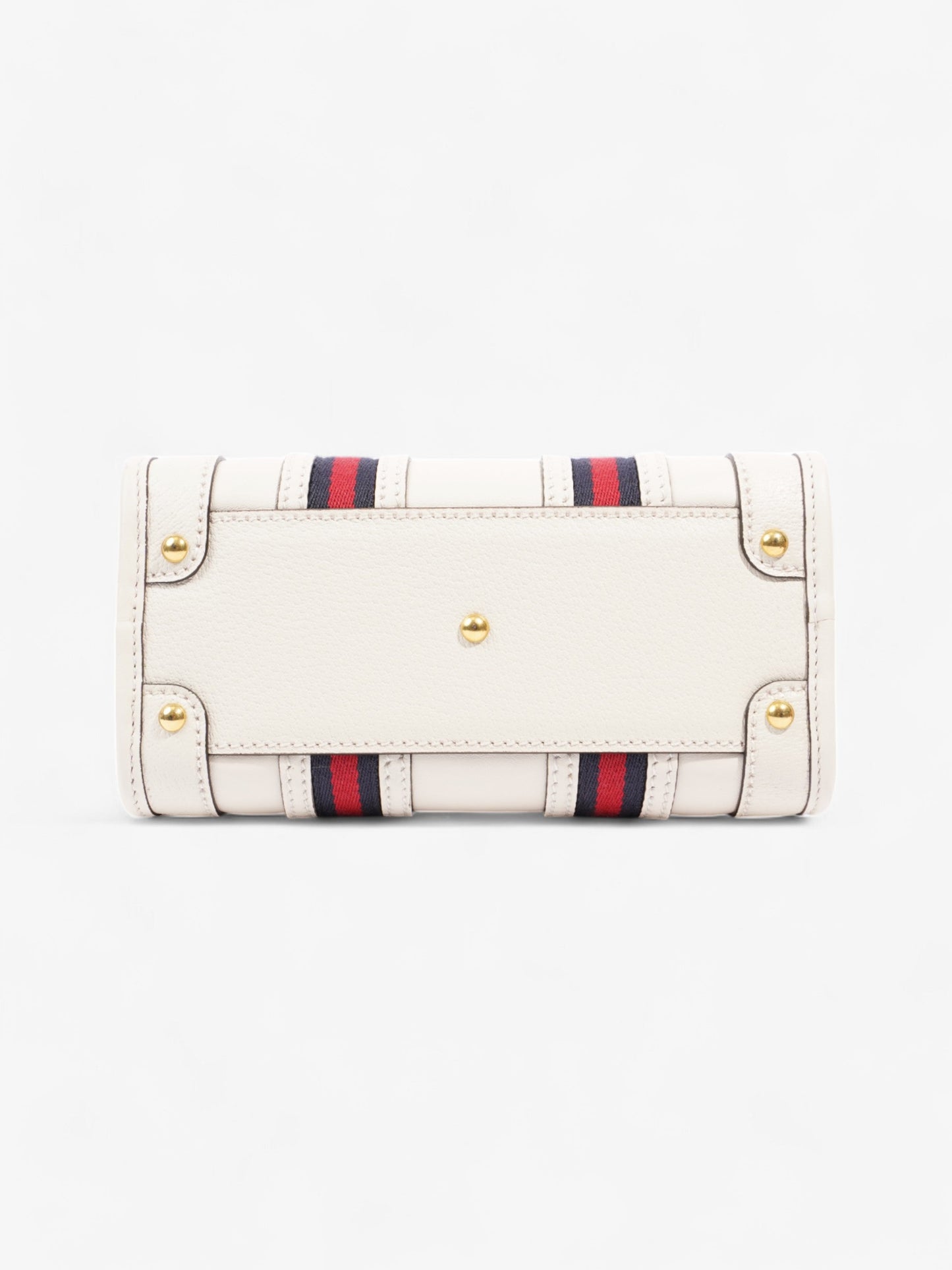 Gucci Bauletto White / Blue / Red Leather Mini