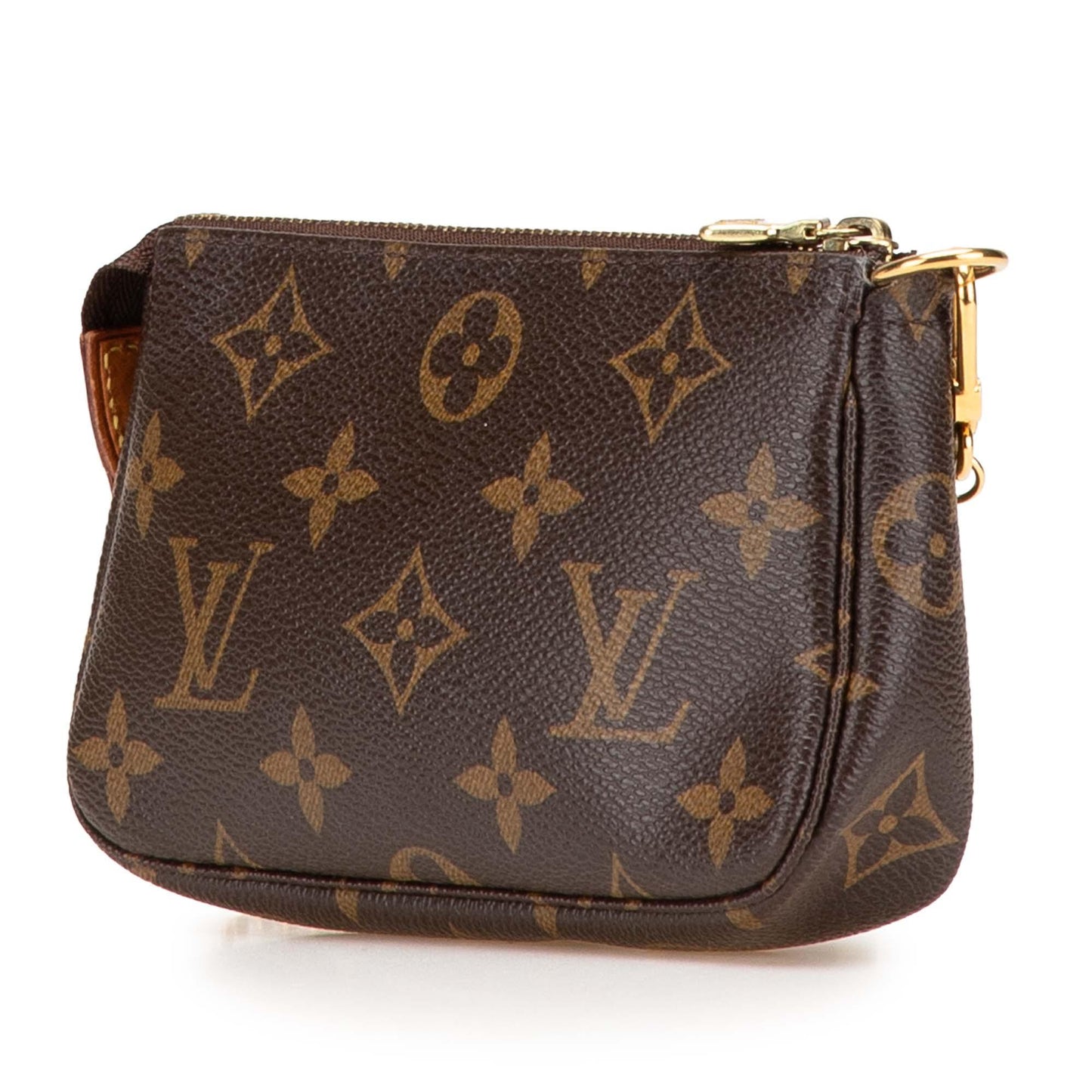 Brown Louis Vuitton Monogram Mini Pochette Accessoires Handbag