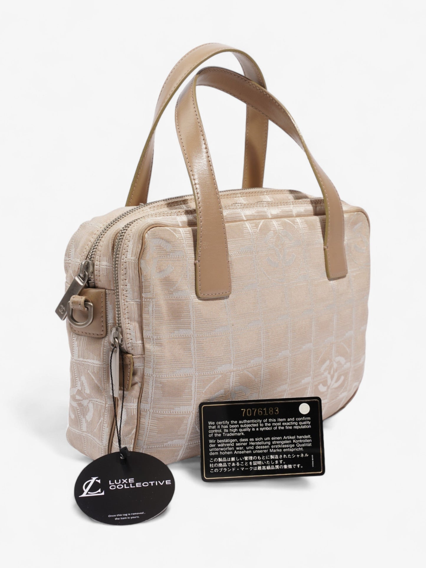 Chanel Travel Line Beige Canvas
