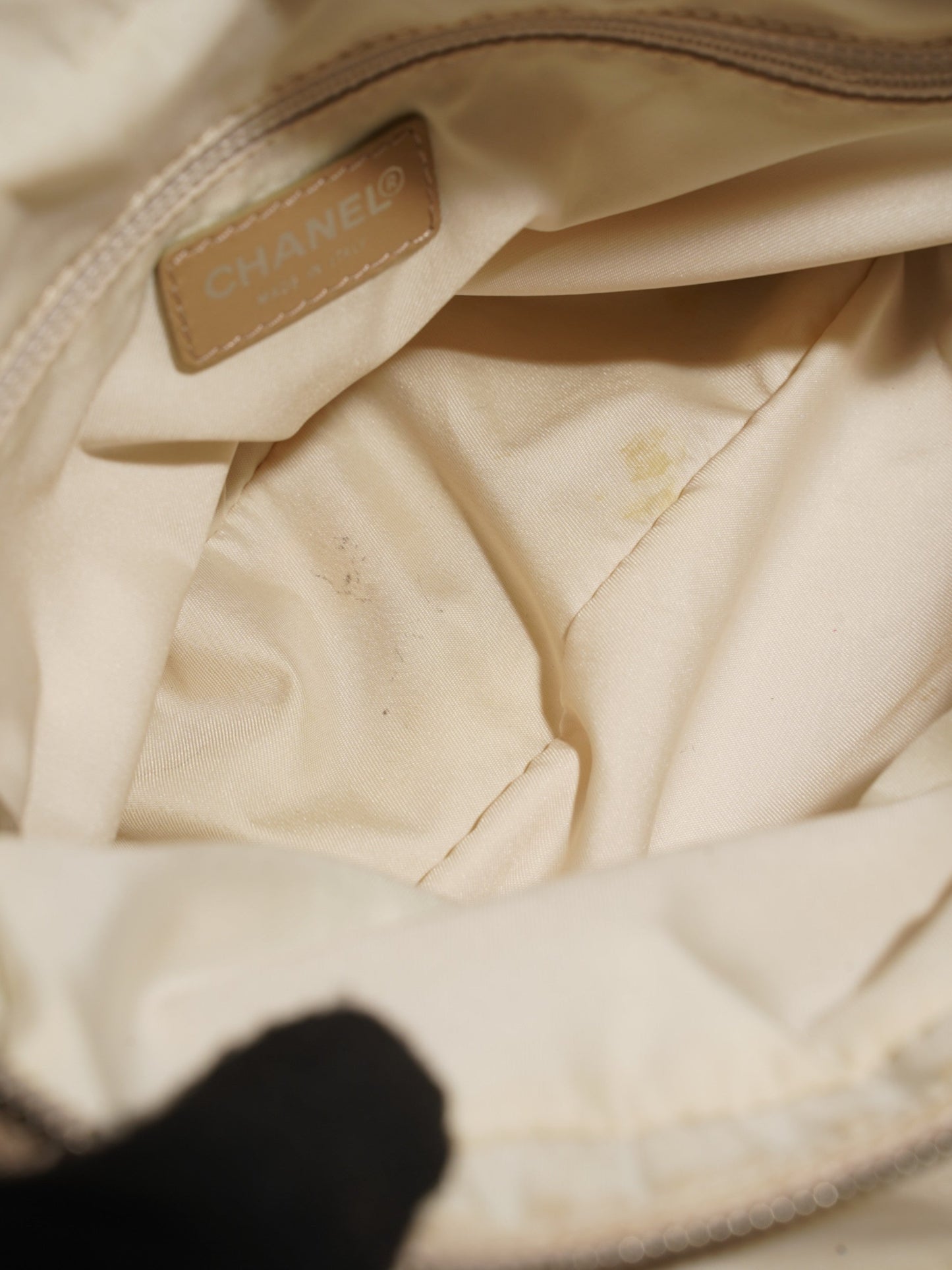 Chanel Travel Line Beige Canvas