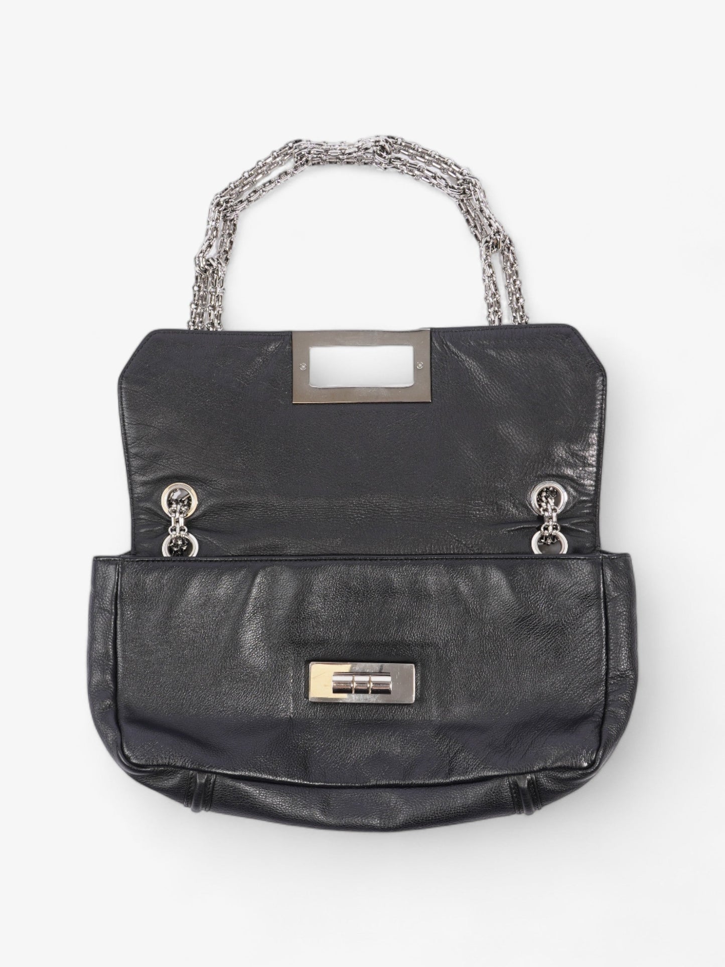 Chanel Mademoiselle Lock Flap Black Leather