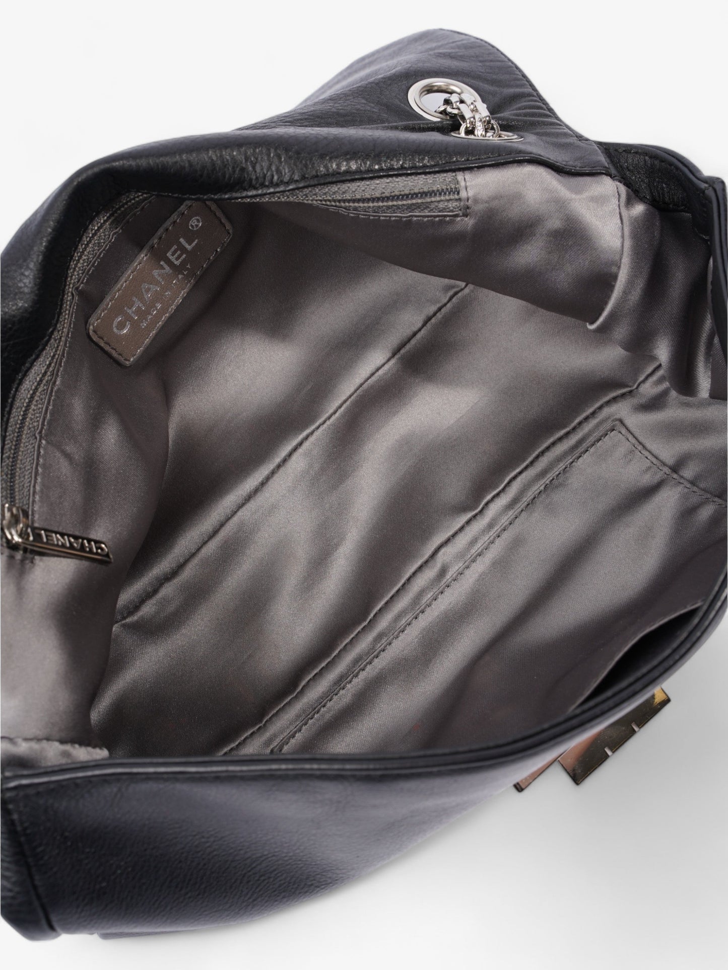 Chanel Mademoiselle Lock Flap Black Leather
