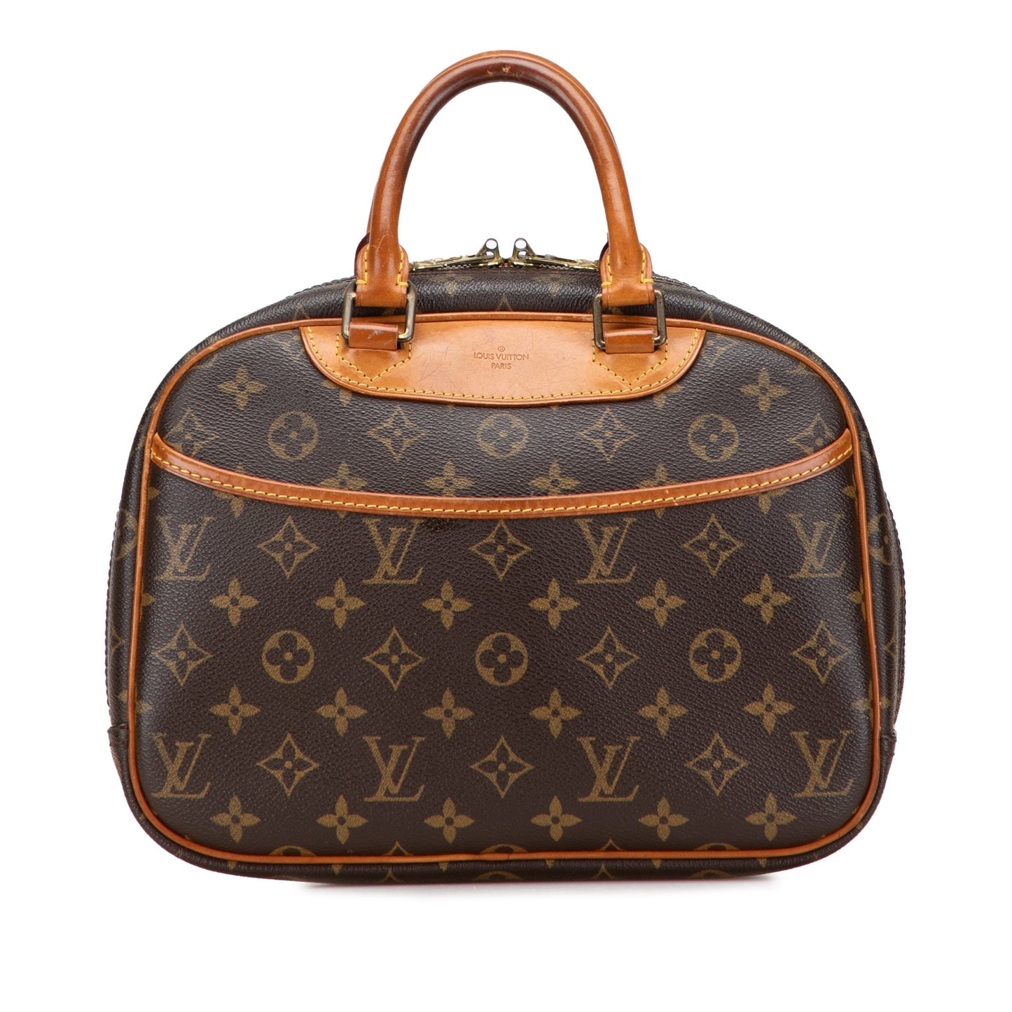 Brown Louis Vuitton Monogram Trouville Handbag