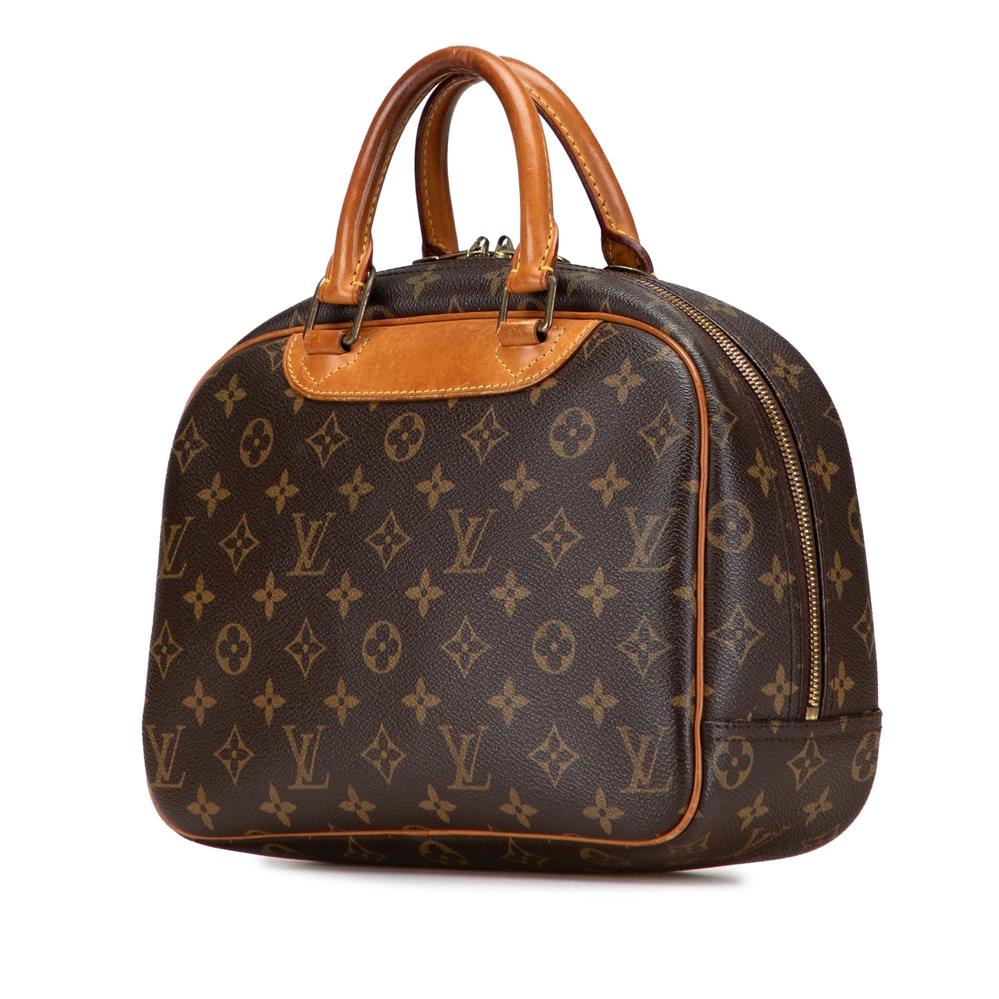 Brown Louis Vuitton Monogram Trouville Handbag
