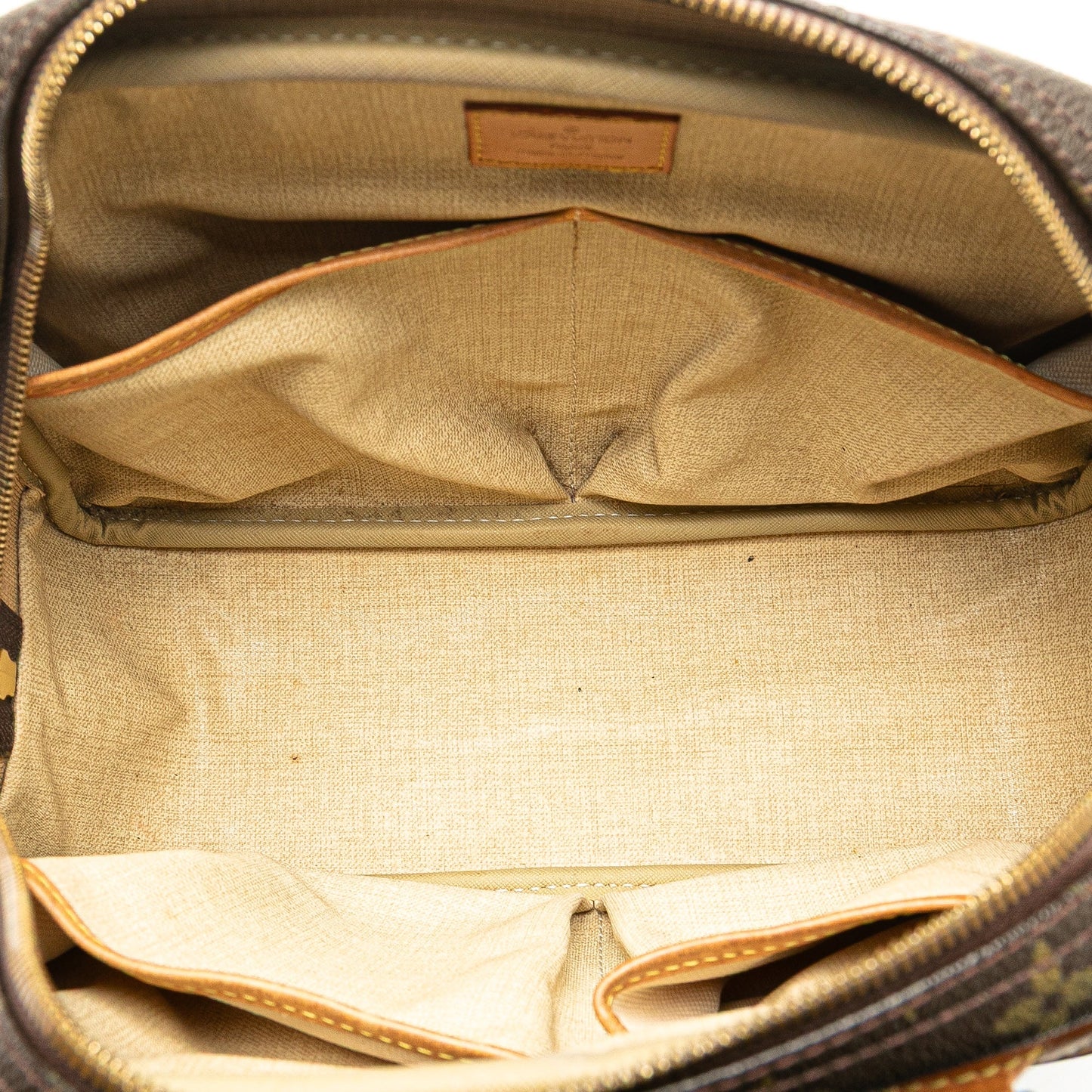 Brown Louis Vuitton Monogram Trouville Handbag