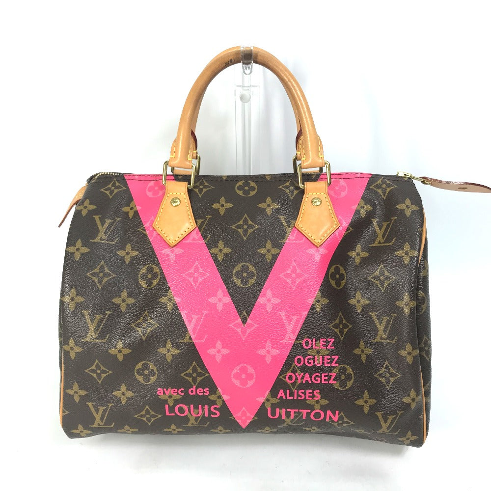 LOUIS VUITTON Boston Duffel bag M41533 Monogram canvas Brown Monogram V Speedy 30 Women