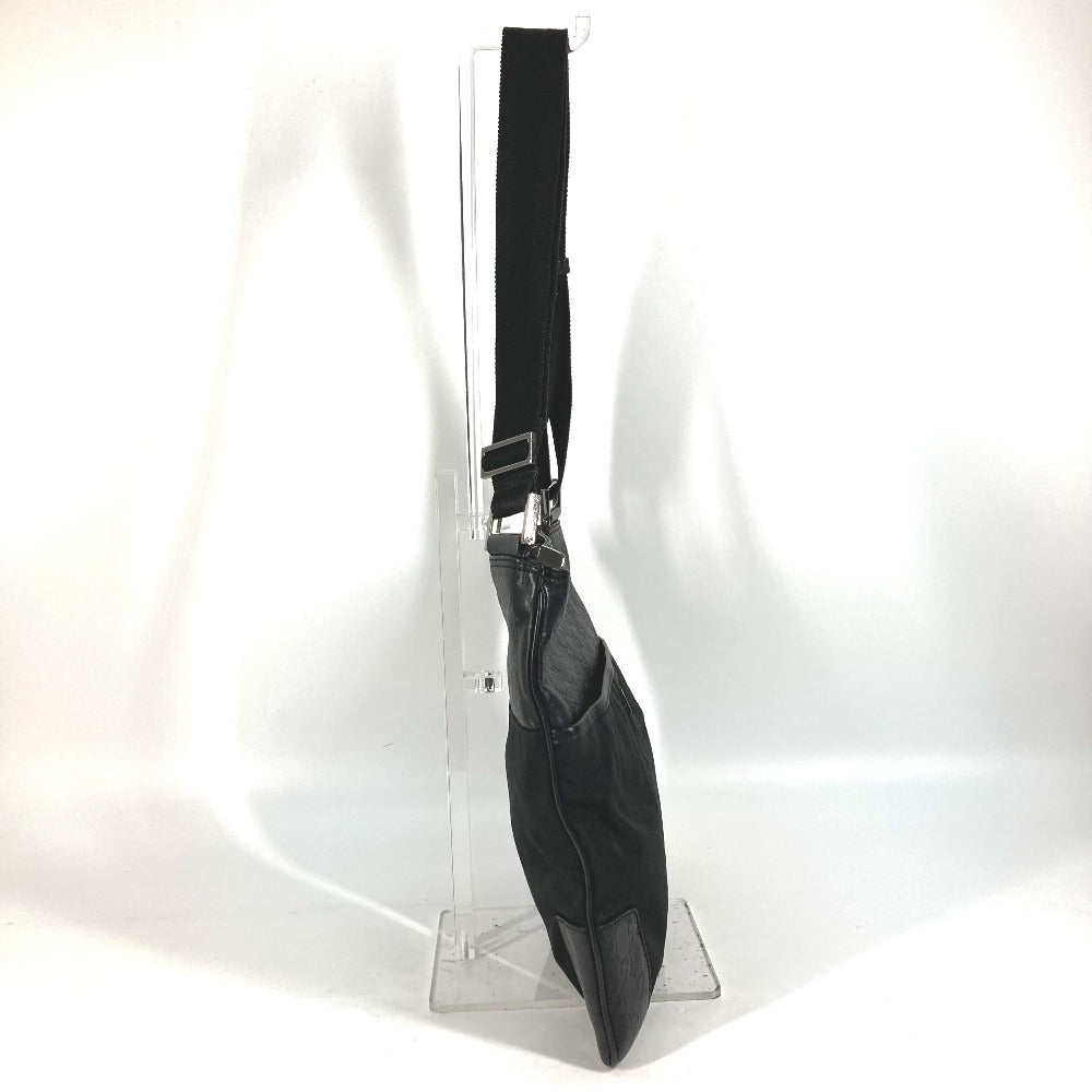 GUCCI Shoulder Bag 161822 Leather, Nylon black Guccisima GG mens