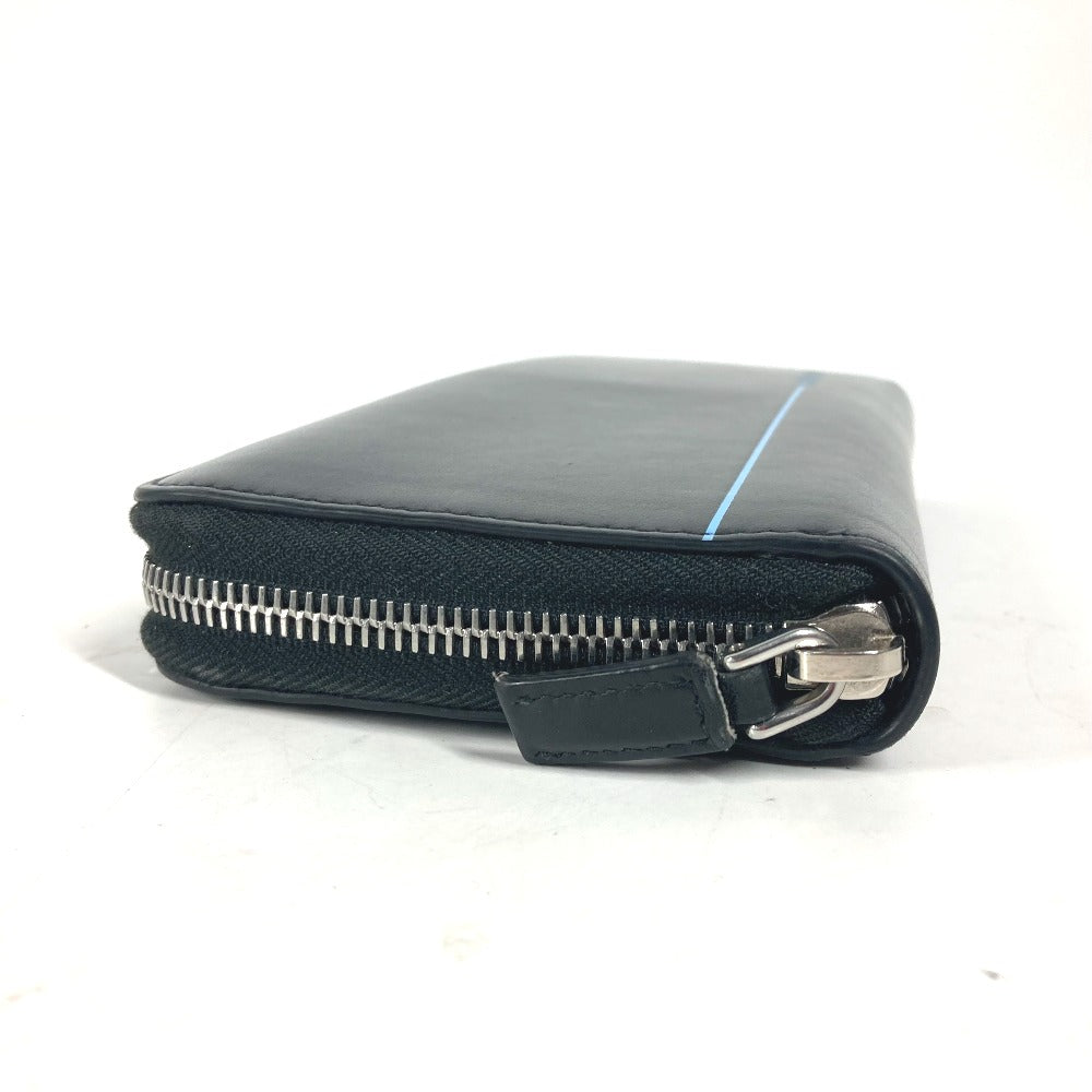 PRADA Long Wallet Purse 2ML317 leather black logo City Sports unisex(Unisex)