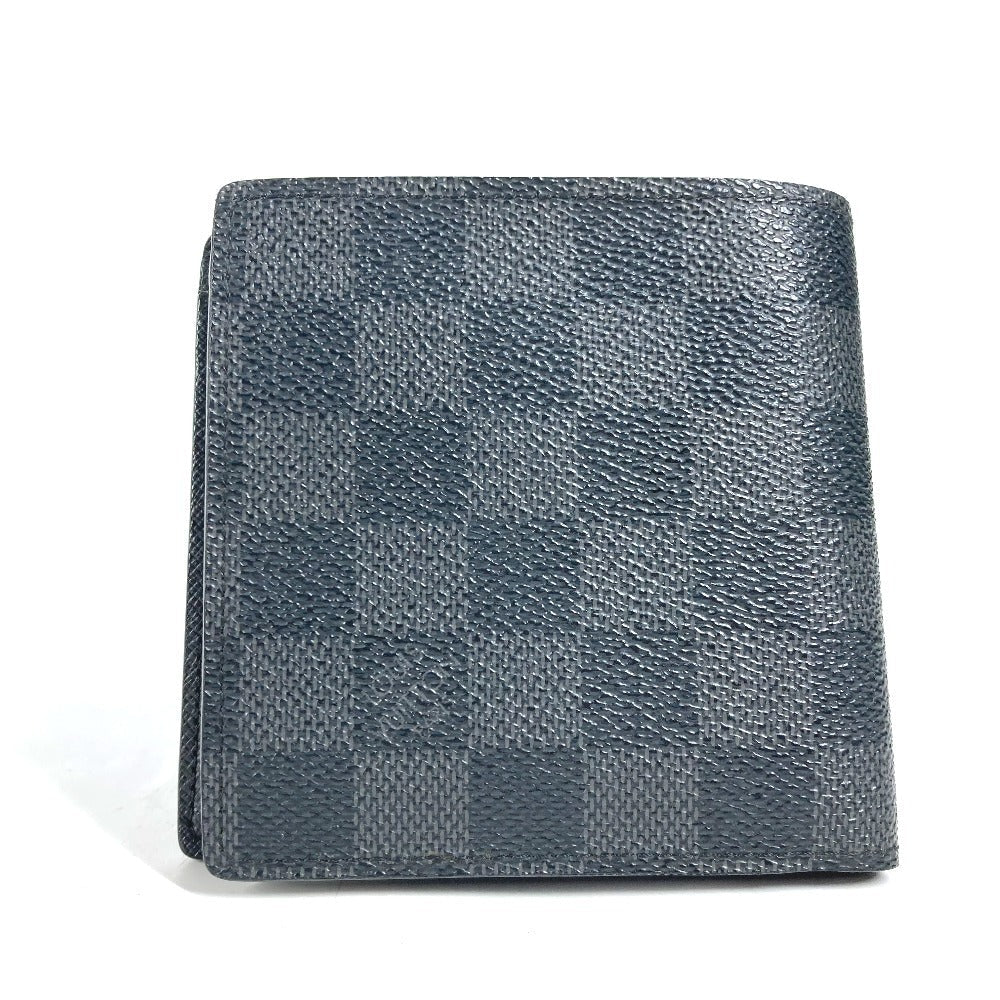 LOUIS VUITTON Folded wallet N62664 Damier Grafitto Canvas black Damier Grafitte Portefeuille Marco