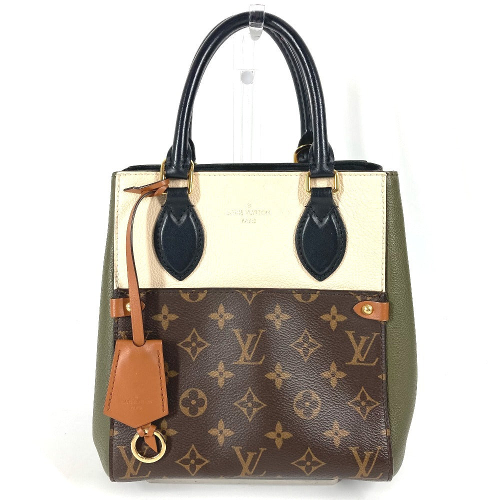 LOUIS VUITTON Handbag M45388 Monogram canvas, leather Brown Monogram Fold Tote PM
