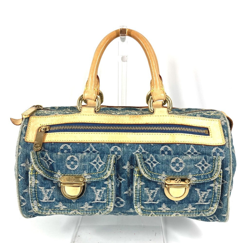LOUIS VUITTON Handbag M95019 Monogram denim canvas blue Monogram denim Neo speedy