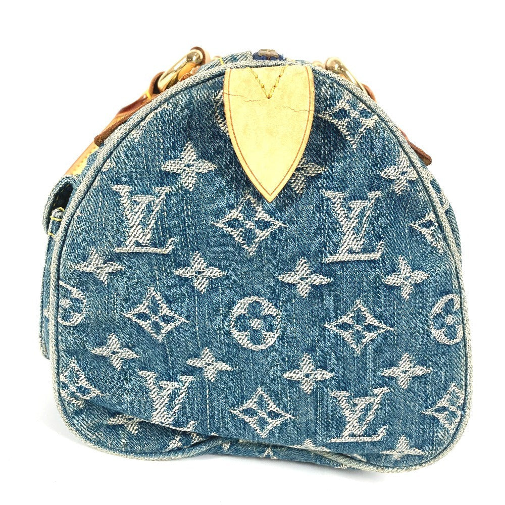 LOUIS VUITTON Handbag M95019 Monogram denim canvas blue Monogram denim Neo speedy