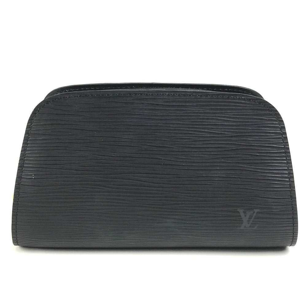 LOUIS VUITTON Cosmetics Pouch M48442 Epi Leather black Epi Dauphine PM