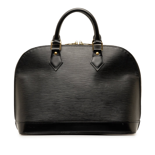 Black Louis Vuitton Epi Alma PM HandBag