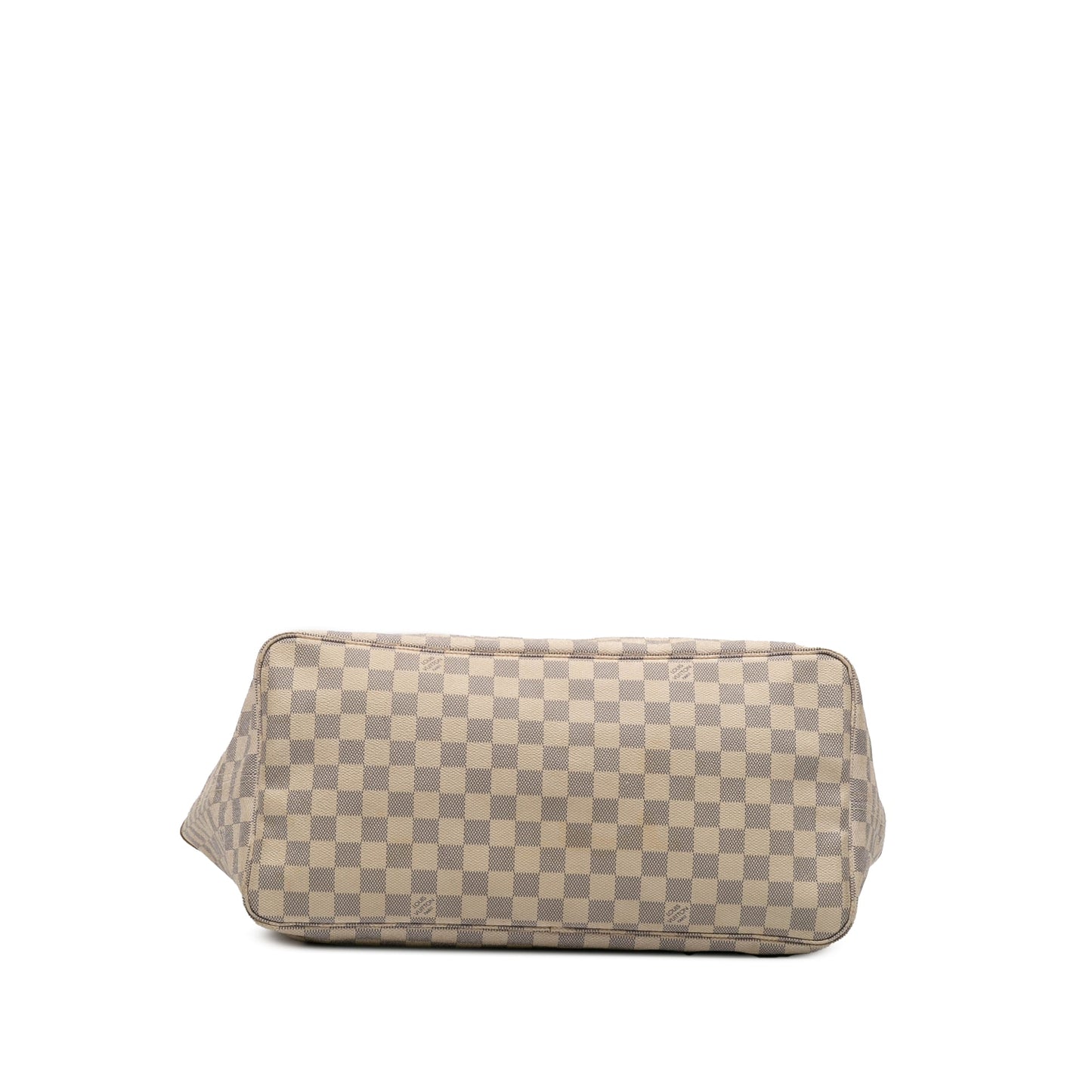 White Louis Vuitton Damier Azur Neverfull GM Tote Bag