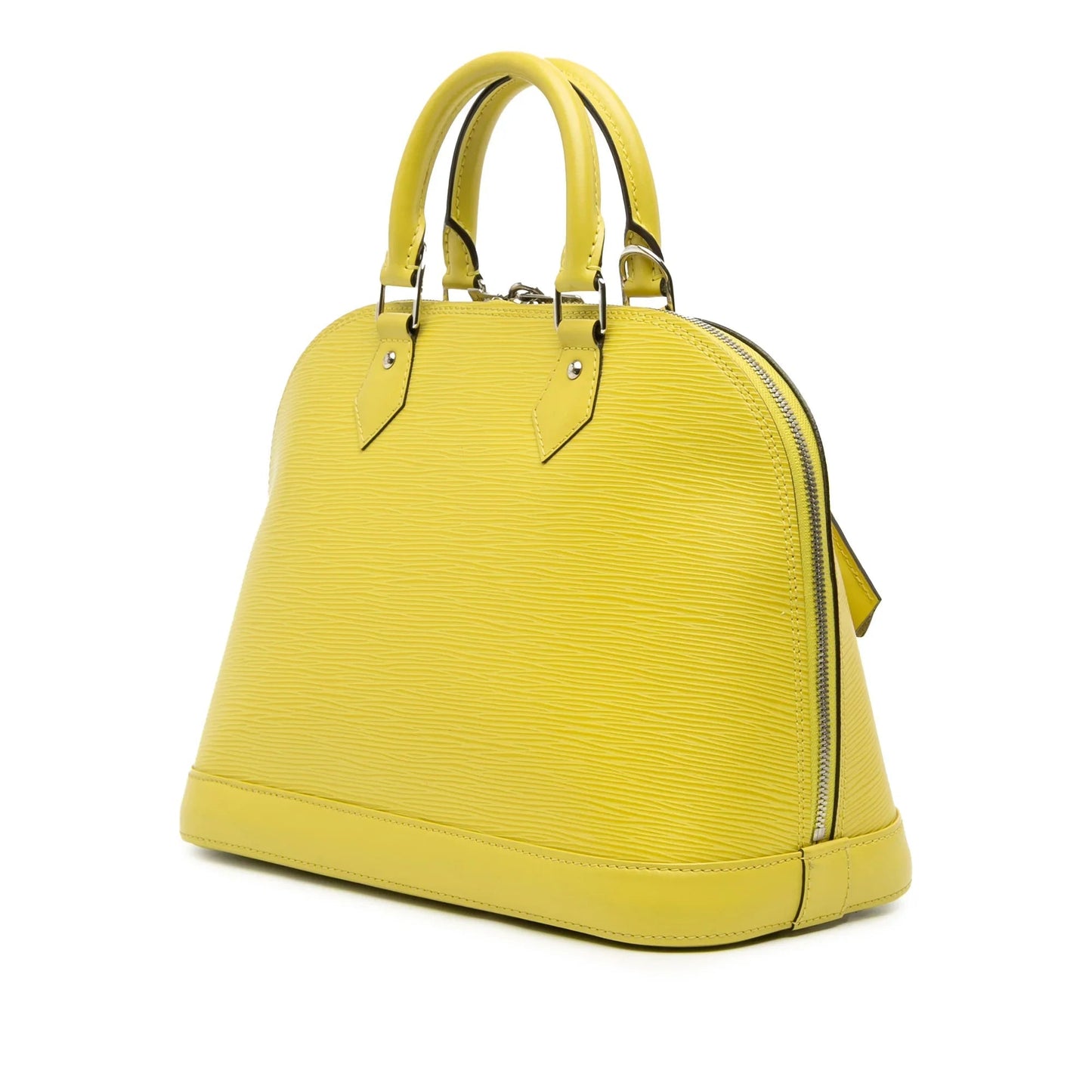 Yellow Louis Vuitton Epi Alma PM Handbag