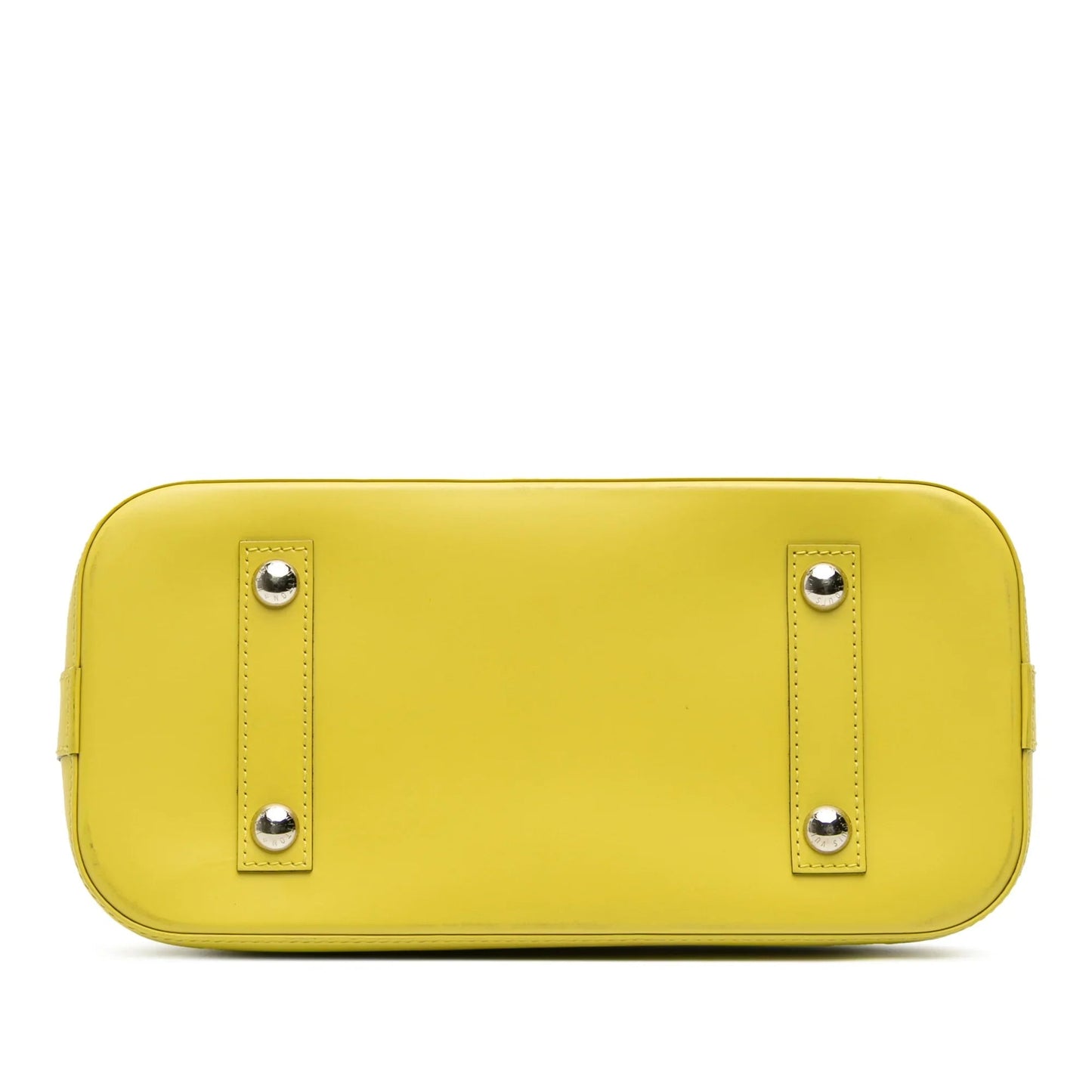 Yellow Louis Vuitton Epi Alma PM Handbag