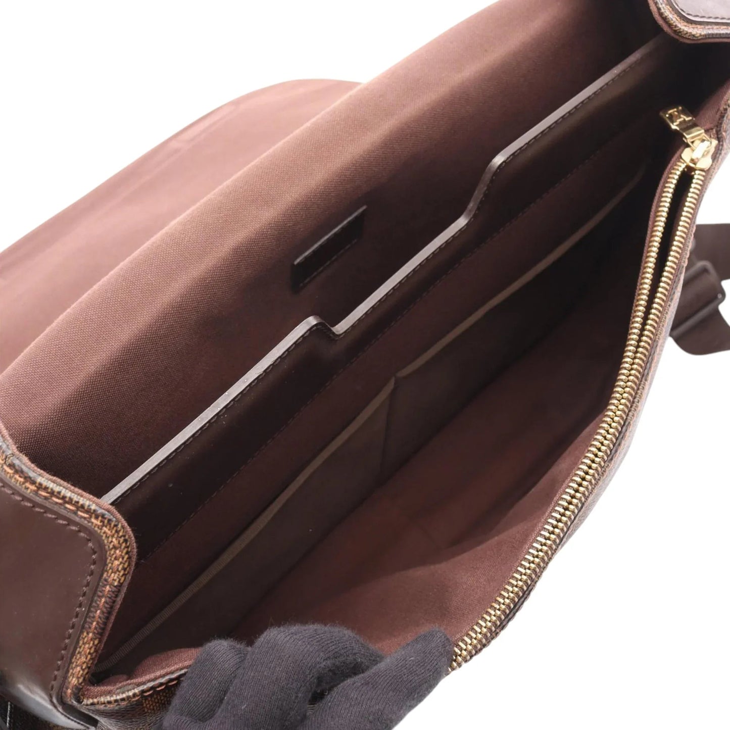 Brown Louis Vuitton Damier Ebene Spencer Crossbody Bag