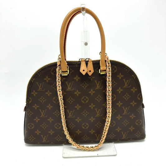 LOUIS VUITTON Handbag Monogram canvas Brown Monogram shoulder bag LV Moon Alma