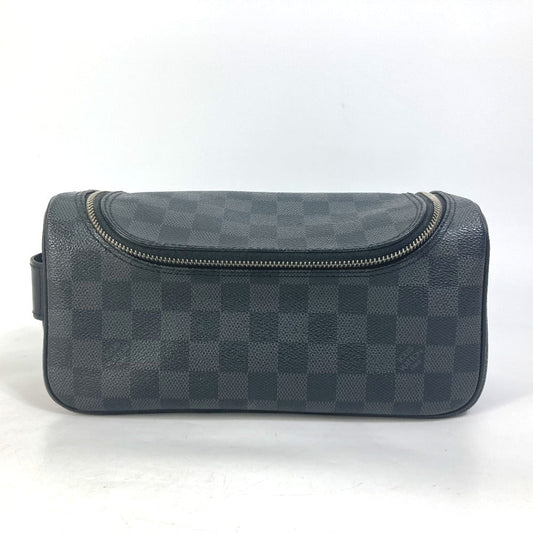 LOUIS VUITTON Pouch Damier Grafitto Canvas black Damier Grafitte C Cracking pouch mens
