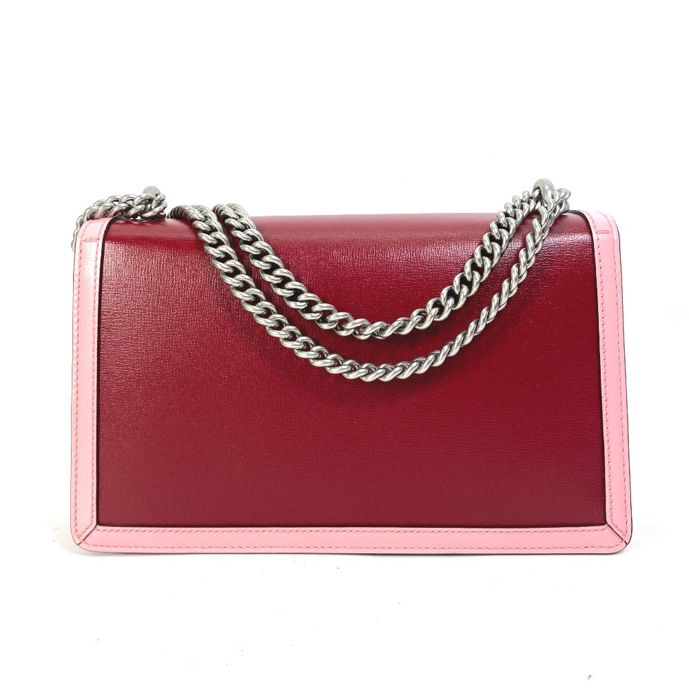 GUCCI Shoulder Bag 400249 leather pink Bicolor Bag Duonisos Women