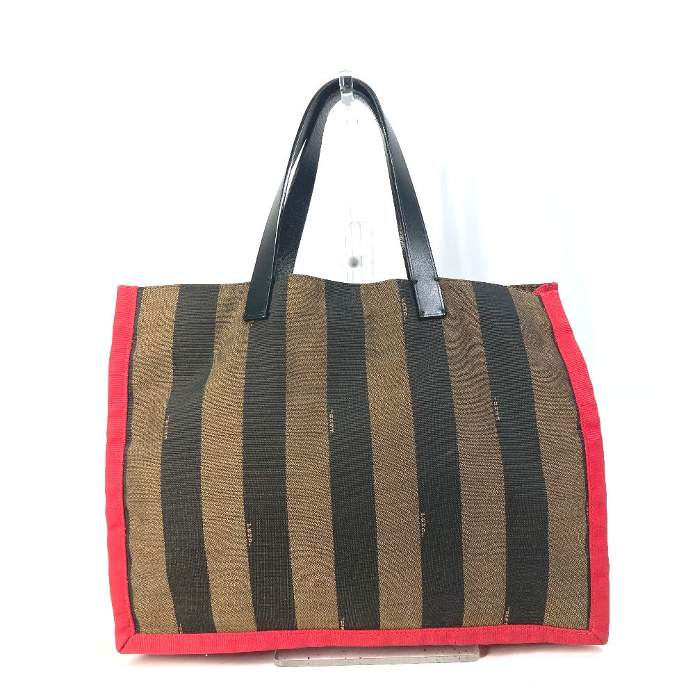 FENDI Tote Bag 8BH252 Leather / canvas Brown Shoulder Bag Shoulder Bag Pecan mens