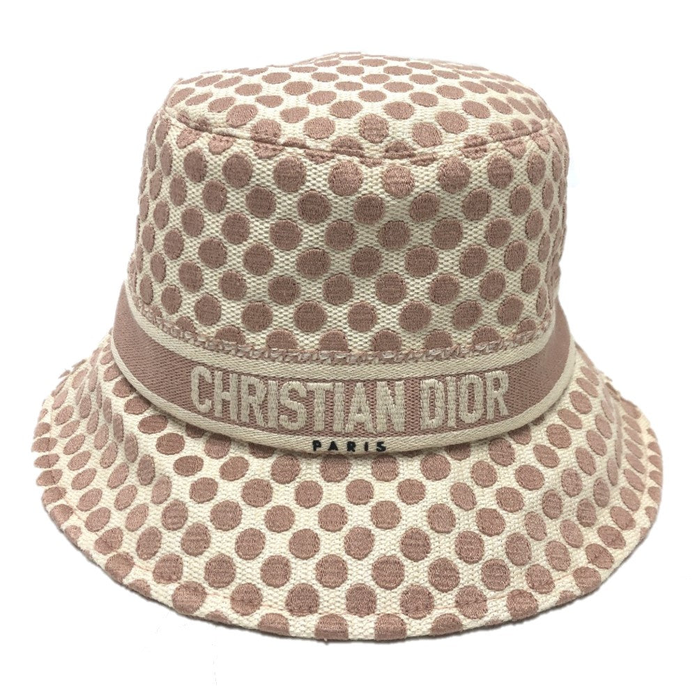 Christian Dior hat 05DDO923I156 Cotton, Polyester pink logo dot Women 58