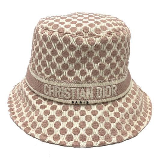Christian Dior hat 05DDO923I156 Cotton, Polyester pink logo dot Women 58