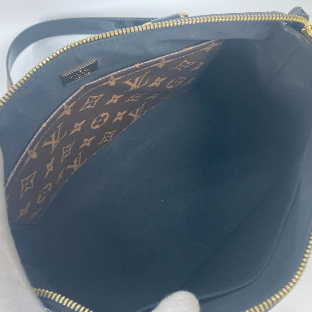 LOUIS VUITTON Tote Bag Patent Leather, Monogram Canvas black Vernis Tote Miroir Women