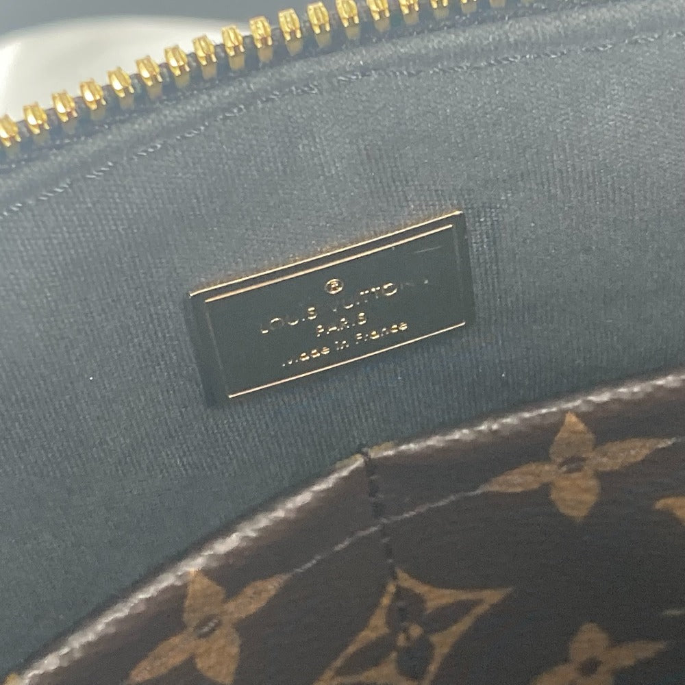 LOUIS VUITTON Tote Bag Patent Leather, Monogram Canvas black Vernis Tote Miroir Women