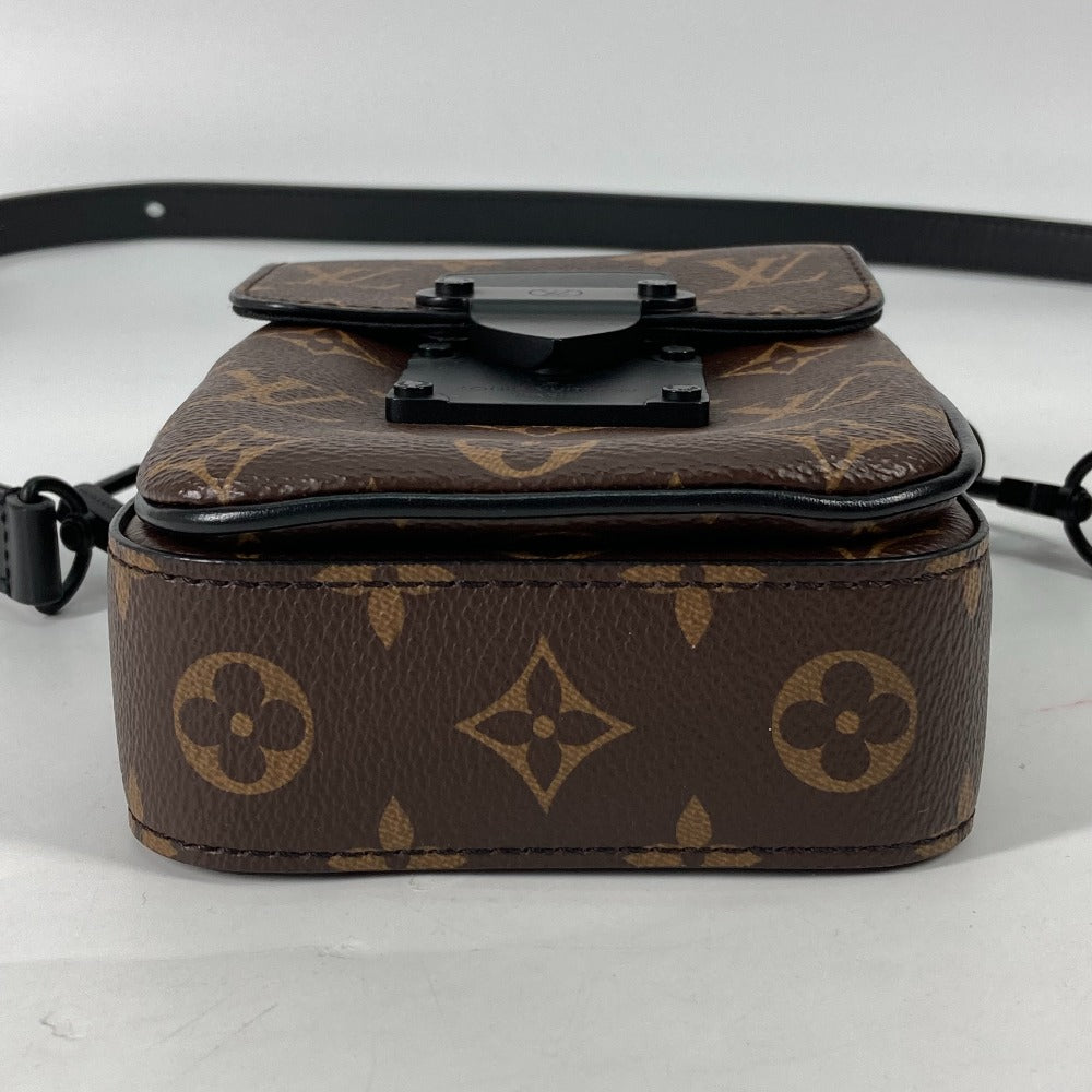LOUIS VUITTON Shoulder Bag M81522 Monogram canvas Brown Monogram S Lock Vertical Wearable Wallet mens