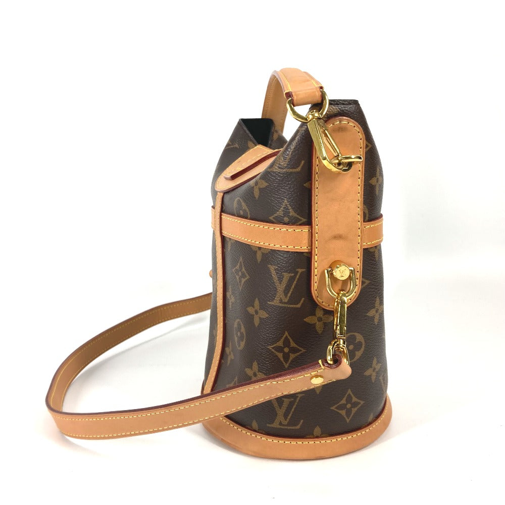 LOUIS VUITTON Shoulder Bag Monogram canvas Brown Monogram Duffel bag Women