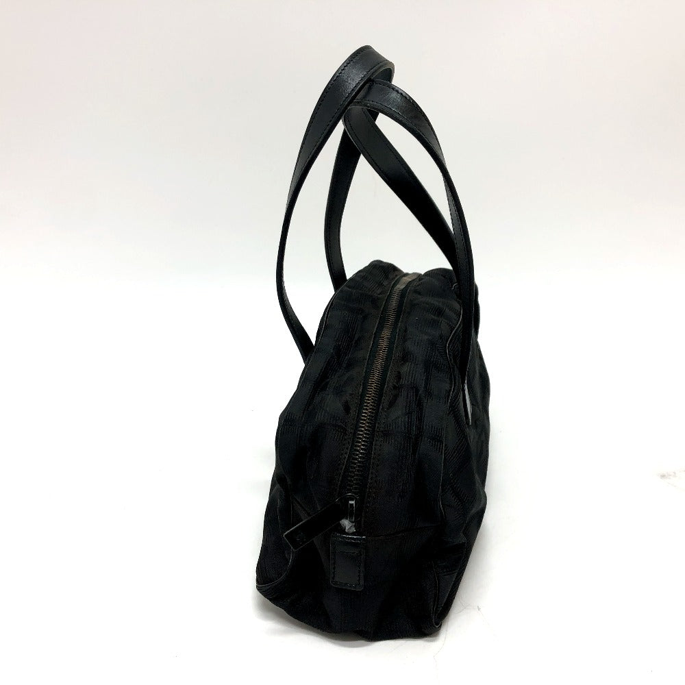 CHANEL Boston Duffel bag A15828 Leather / nylon black New travel line Women  d