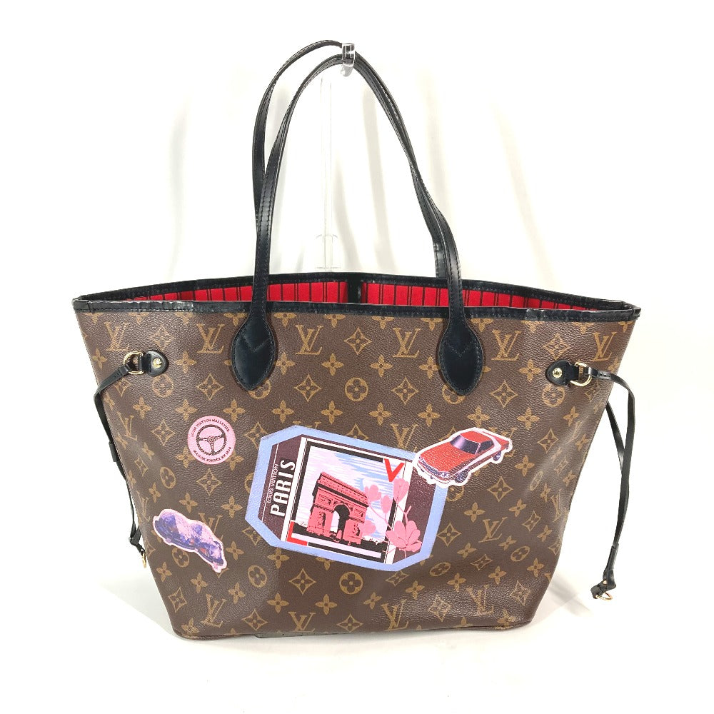 LOUIS VUITTON Shoulder Bag M42844 Monogram canvas Brown My Monogram World Tour Neverfull MM Women
