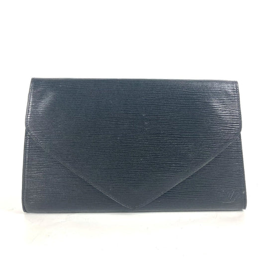 LOUIS VUITTON Clutch bag M52632 Epi Leather black Epi Art deco Women