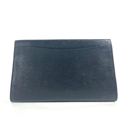 LOUIS VUITTON Clutch bag M52632 Epi Leather black Epi Art deco