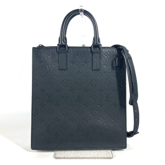 LOUIS VUITTON Shoulder Bag Taurillon Clemence Leather black Monogram Taurillon Clemence Sac Plat mens