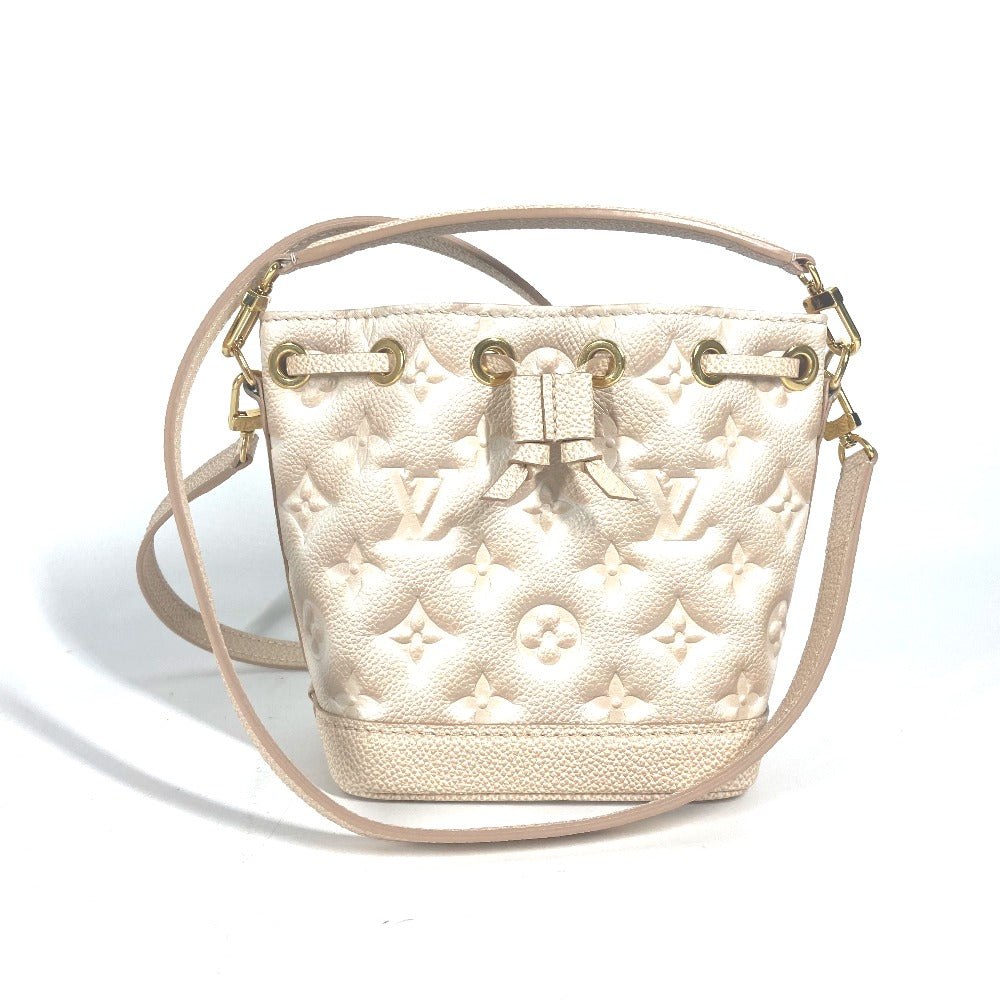 LOUIS VUITTON Shoulder Bag M81463 Monogram Ann Platt Leather beige Monogram Ann Platt Nanonoe Summer Stardust