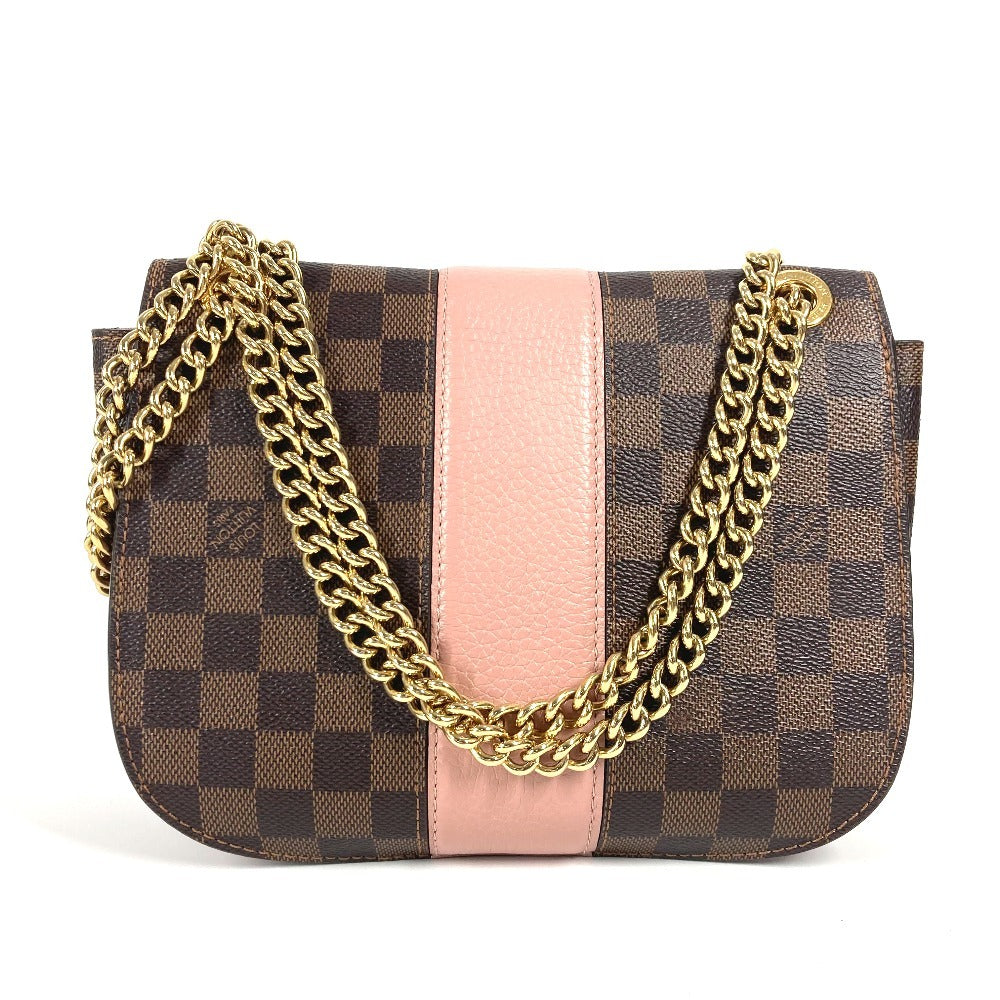 LOUIS VUITTON Shoulder Bag N64418 Damier canvas pink Damier Wight Women