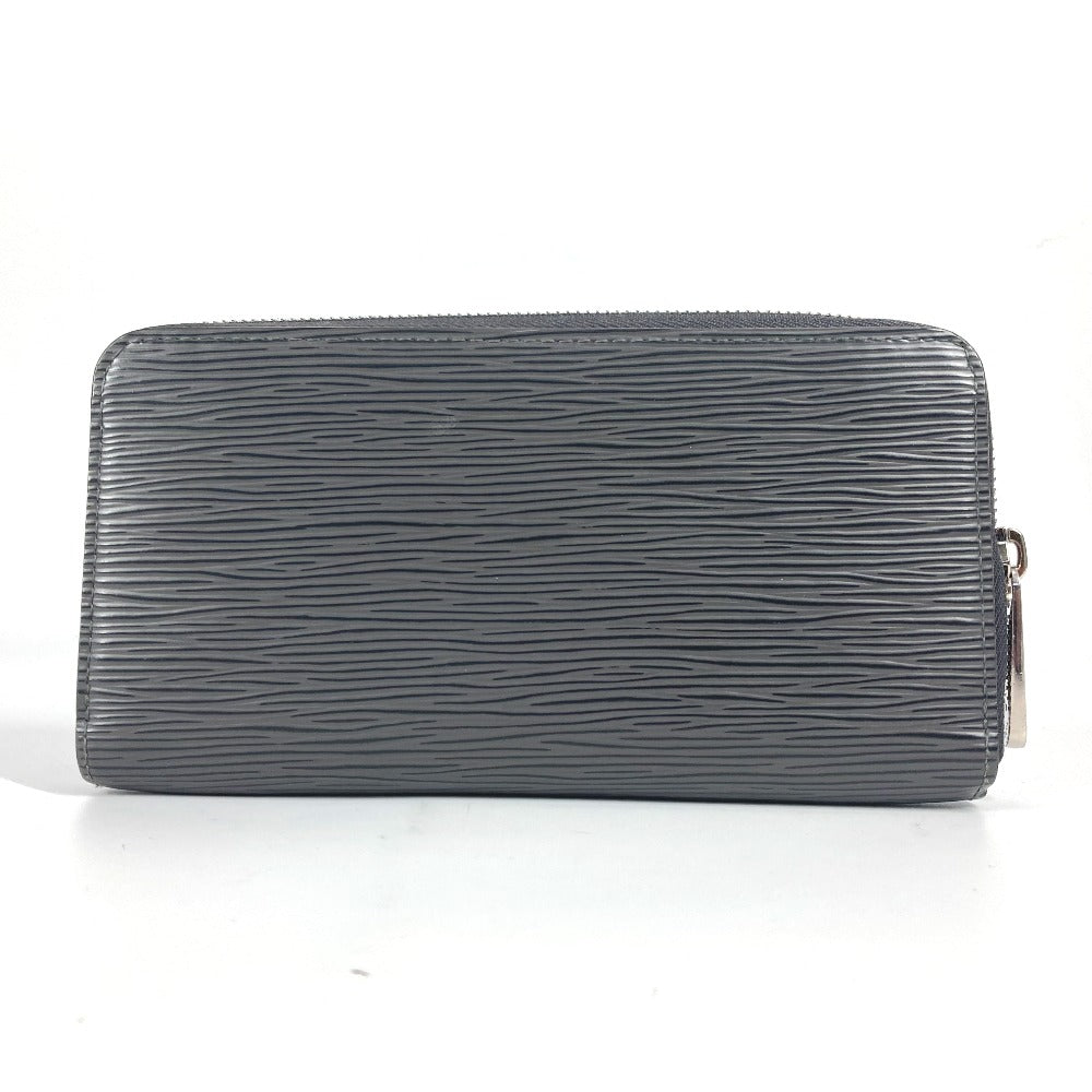 LOUIS VUITTON Long Wallet Purse M69386 Epi Leather gray Epi Zippy wallet unisex(Unisex)