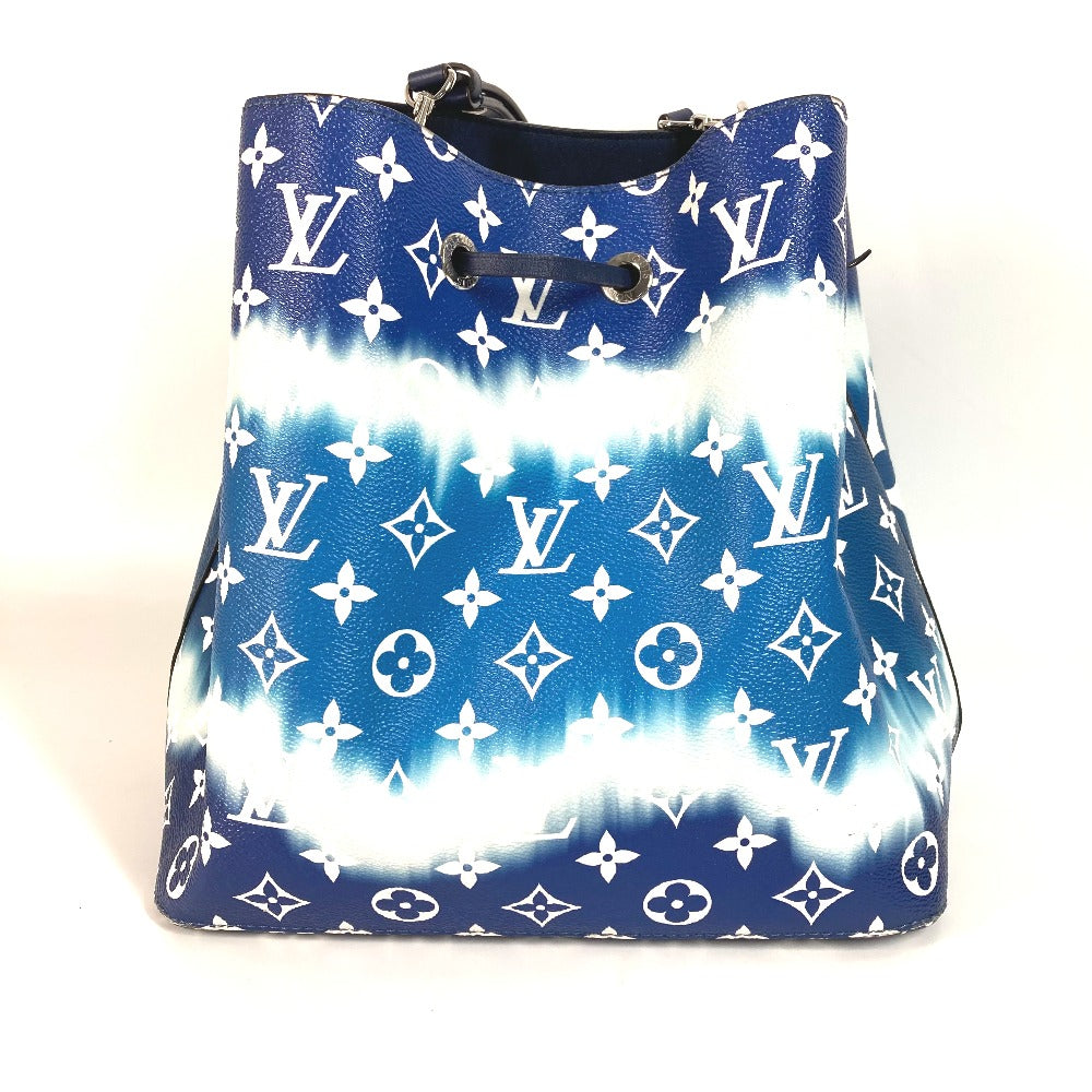 LOUIS VUITTON Shoulder Bag M45126 leather blue LV Escal Neonoe Women