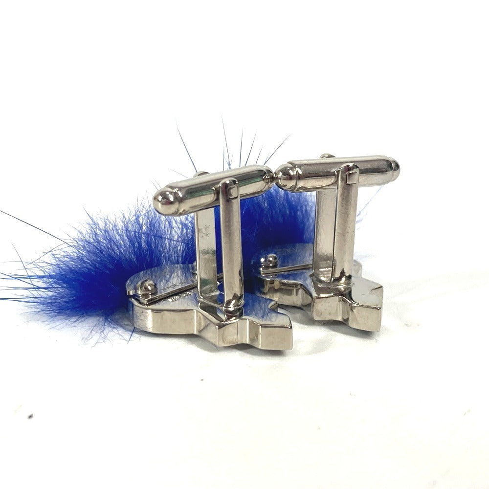 FENDI cuffs metal blue Karl Lagerfeld