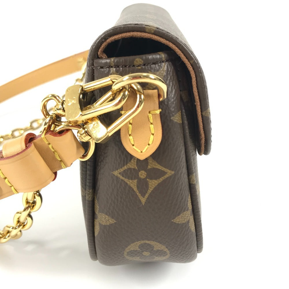 LOUIS VUITTON Shoulder Bag M81911 Monogram canvas Brown Monogram Wallet on Chain Ivy