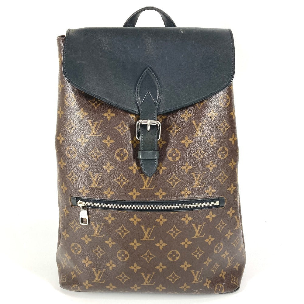 LOUIS VUITTON Backpack M40637 Monogram Macassar canvas, leather Brown Monogram macacer Parc