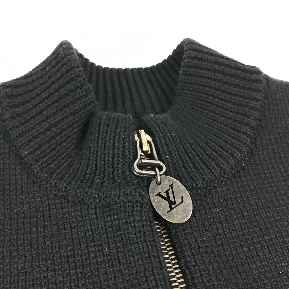 LOUIS VUITTON one piece Wool, Polyamide black logo bicolor XS
